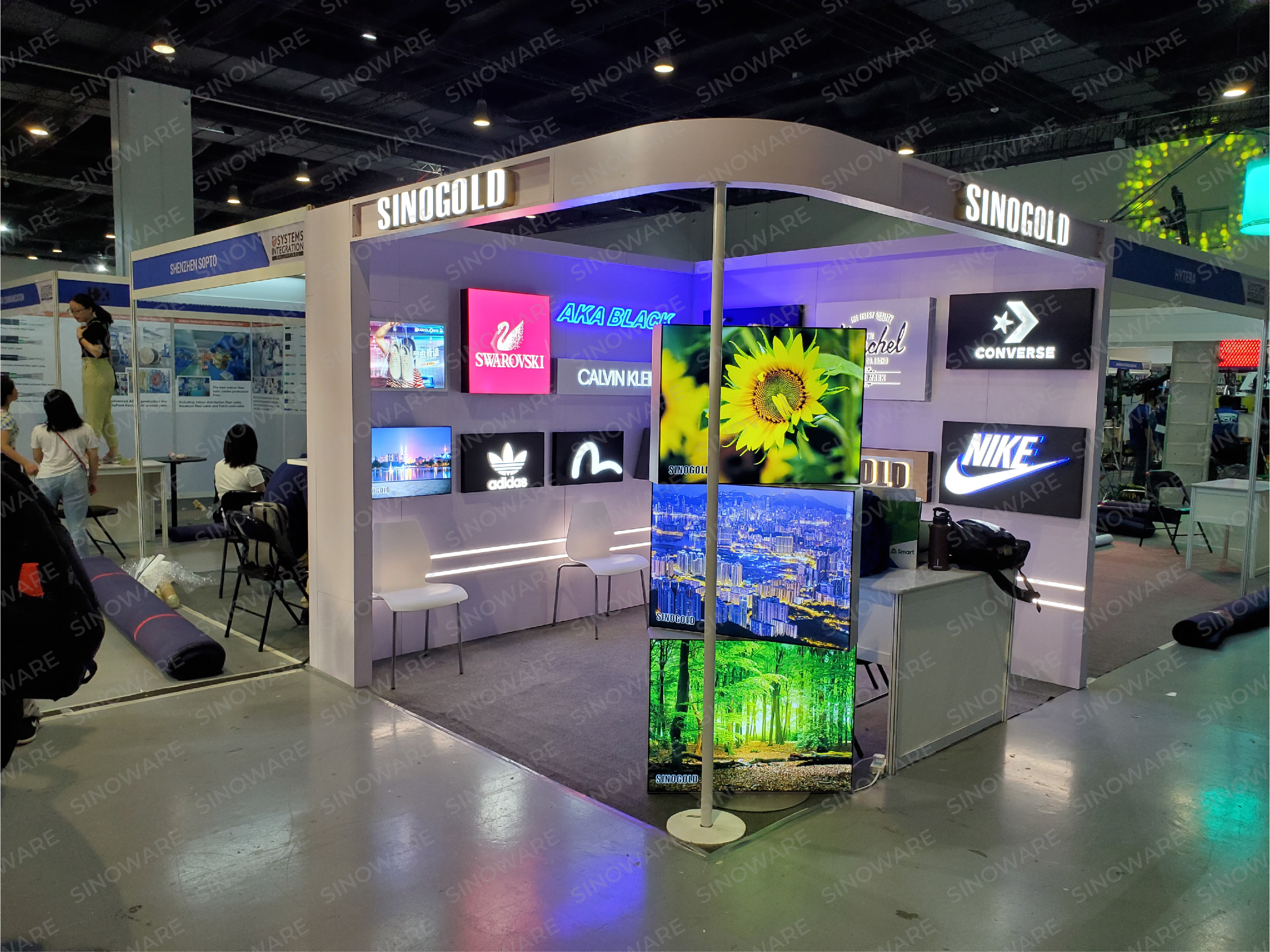 SINOGOLD BOOTH SYSTEMS INTEGRATION PHILIPPINES 2019 SIGNDS AND MEDIA WORLD EXPO SMX